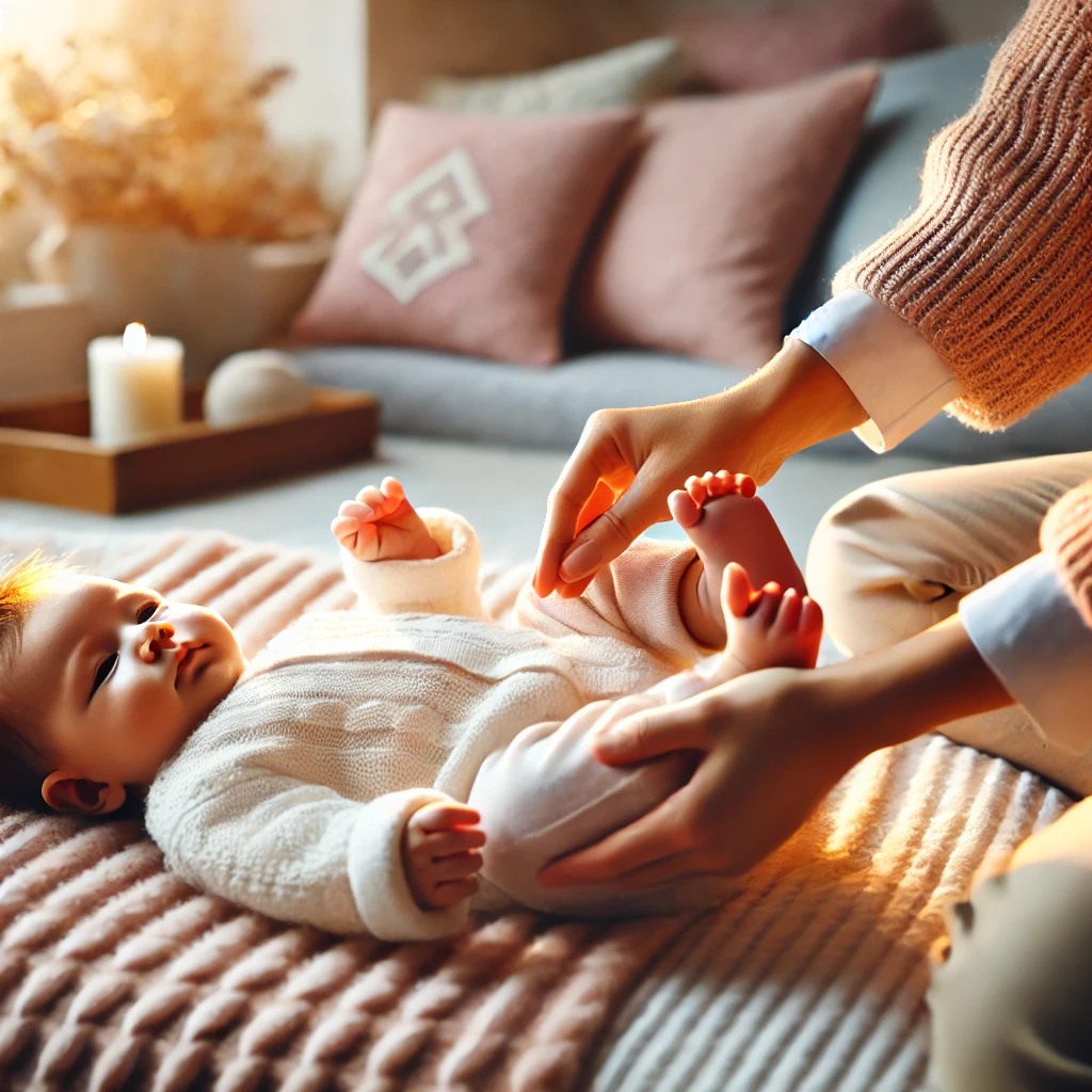 Bon cadeau séance de réflexologie plantaire nourisson